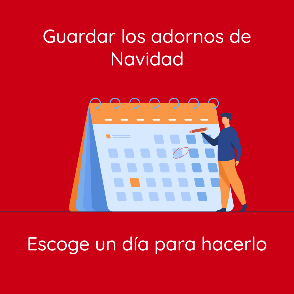 ¿cómo recoger los adornos de navidad?