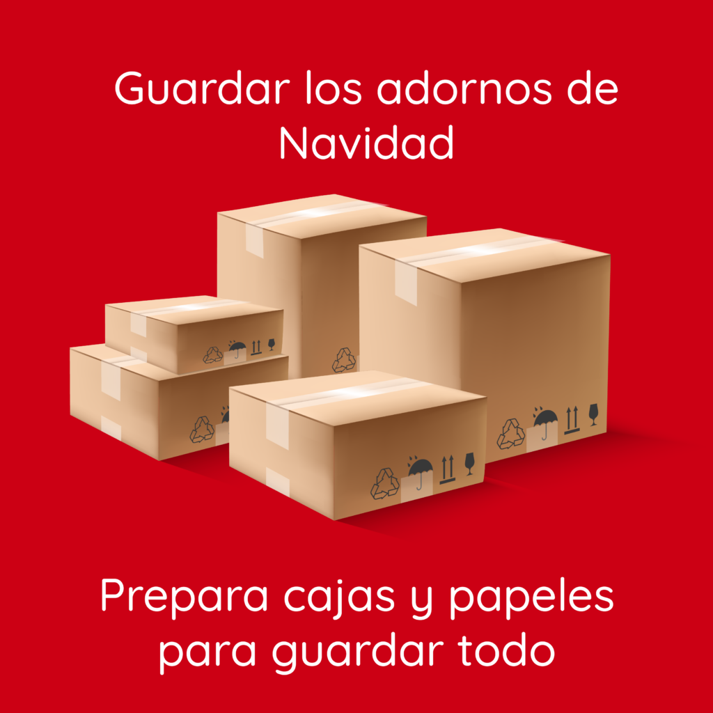 ¿cómo recoger los adornos de navidad?