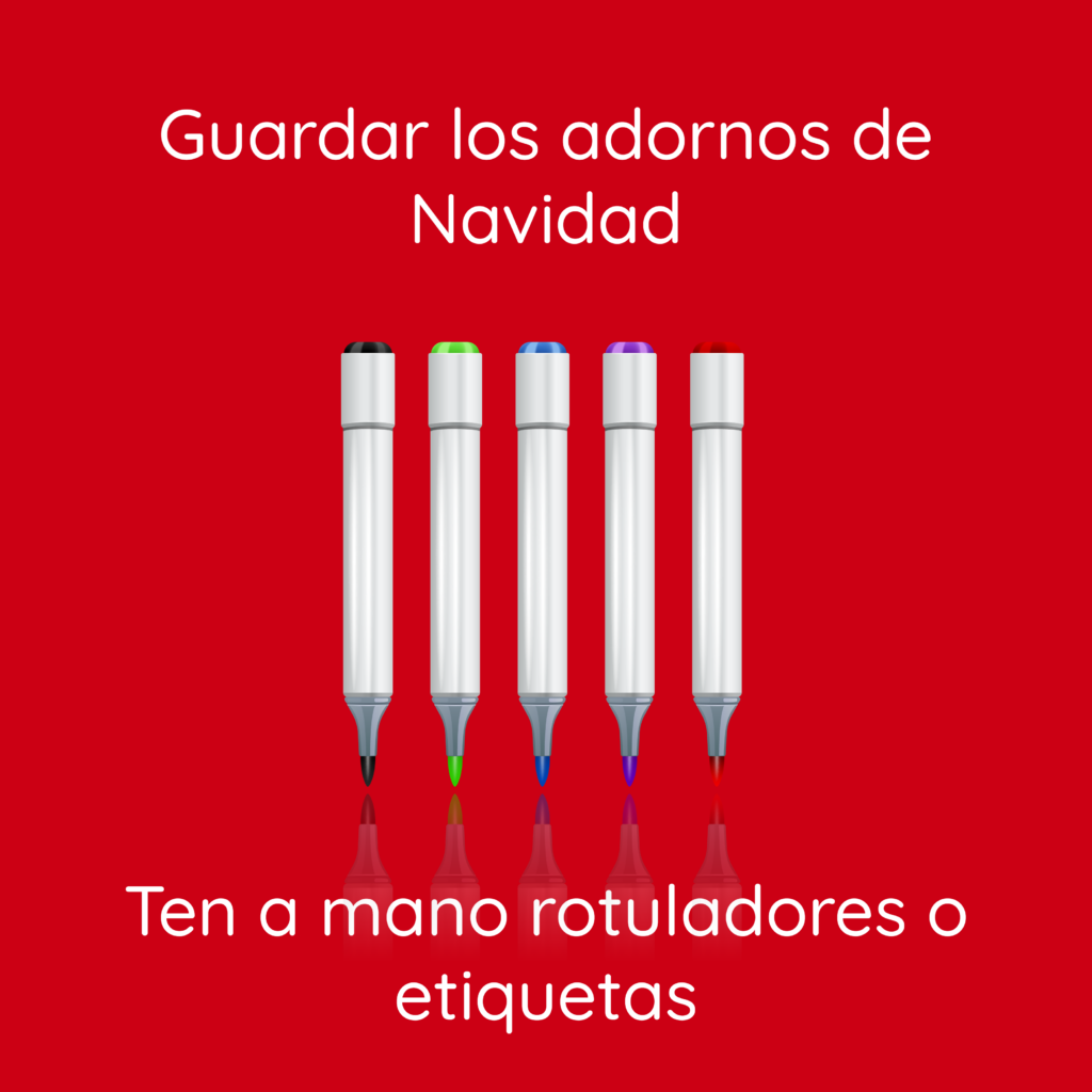 ¿cómo recoger los adornos de navidad?